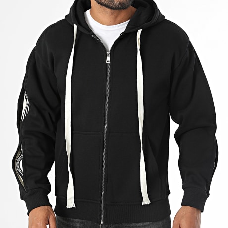 Uniplay - Sweat Capuche Zippé 903 Noir