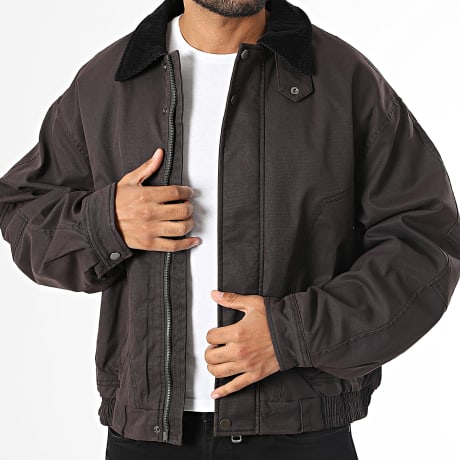 Uniplay - Veste Zippée 085 Marron Foncé Noir