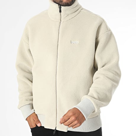BOSS - Sweat Zippé Polaire Teddy 50569780 Beige