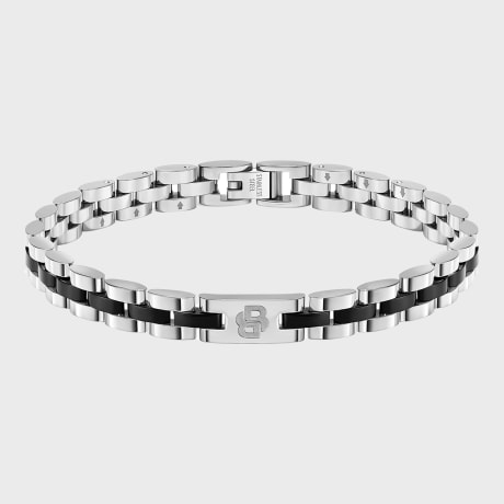 BOSS - Pulseira Archer 1580890 Prateado Preto