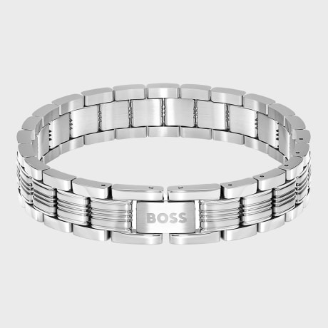 BOSS - Pulseira Boss Emblem 1580885 Prateada