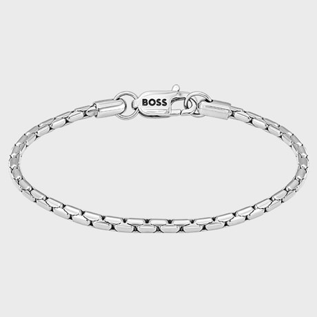 BOSS - Pulseira Evan 1580605M Prateada