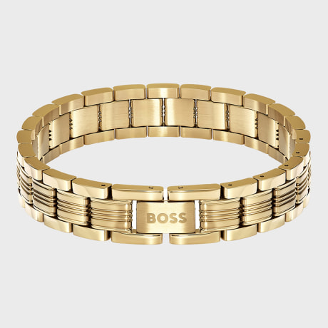 BOSS - Pulseira Boss Emblem 1580887 Dourada