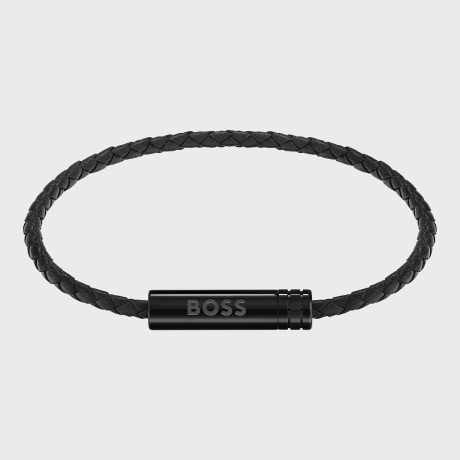 BOSS - Pulseira Trançada Ares Hair 1580875 Preto