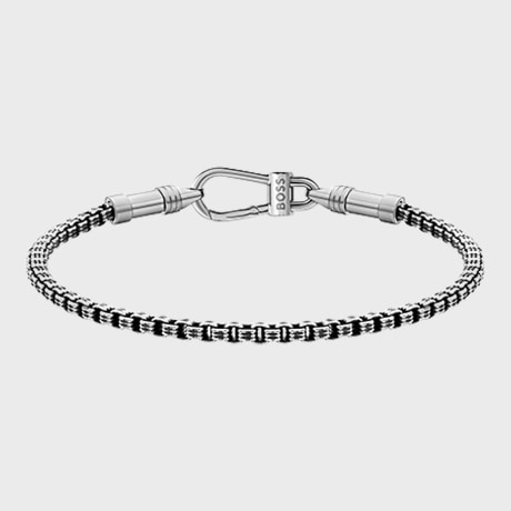 BOSS - Pulseira Liam 1580880 Prateada