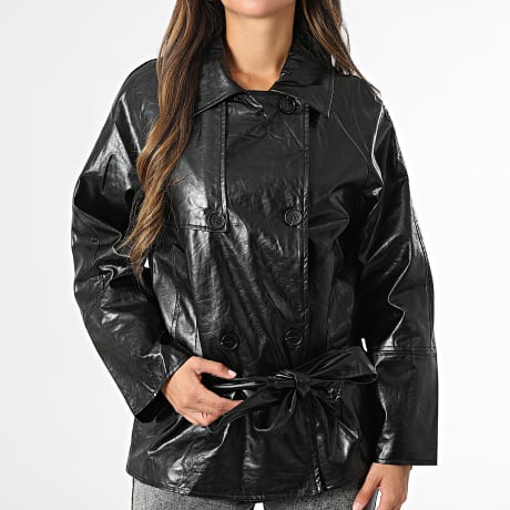 Classic Series - Giacca Similpelle Bottonata Donna 226 Nero
