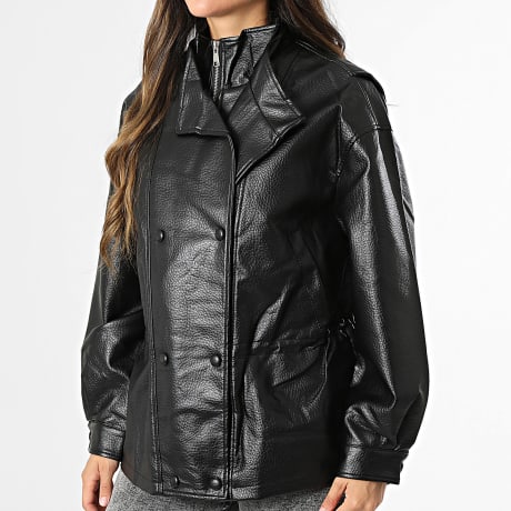 Classic Series - Giacca Donna Effetto Ecopelle 213 Nero