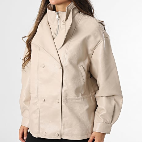 Classic Series - Giacca Similpelle Donna 213 Rosa Chiaro
