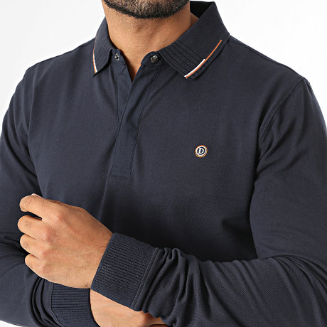 Deeluxe - Polo Manga Comprida Rawhide 06V2553M Azul Marinho