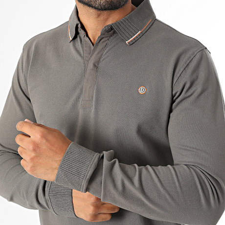 Deeluxe - Polo de Manga Comprida Rawhide 06V2553M Cinzento Antracite