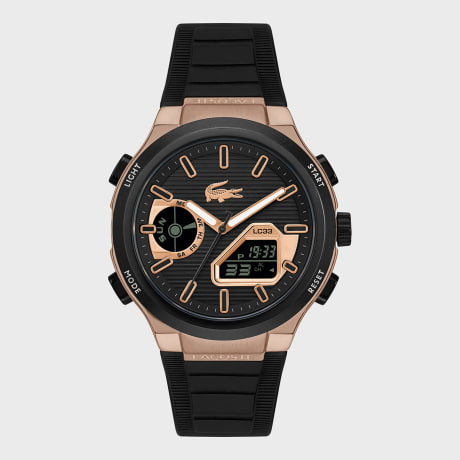 Lacoste - Montre LC33 Premium Noir Cuivre