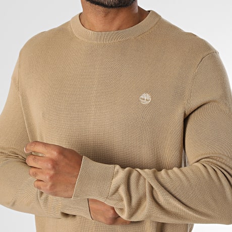 Timberland - Pull Cotton Crew Regular Fit 0YHAZ Camel