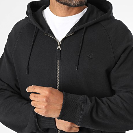 Timberland - Sudadera con capucha y cremallera completa LB Full Zip 0YHB8 negro