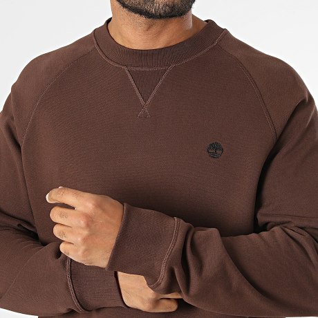 Timberland - Sudadera cuello redondo LB Crew regular fit 0YHBA marrón