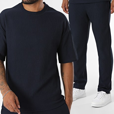 Frilivin - Ensemble Tee Shirt Et Pantalon 129 Bleu Marine