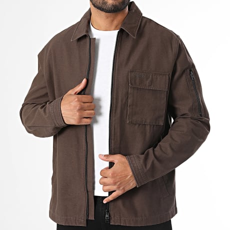 HUGO - Surchemise Zippée Emmond 50570462 Marron
