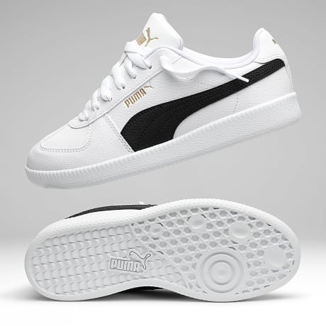 Puma - Baskets Femme Club LT SL Jr 409058 White Puma Black Puma Gold