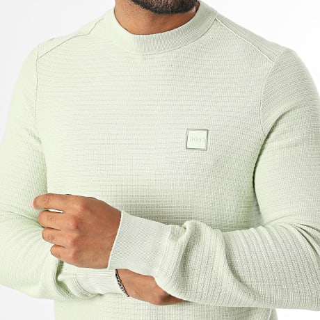 BOSS - Pull Anion 50527584 Vert Clair