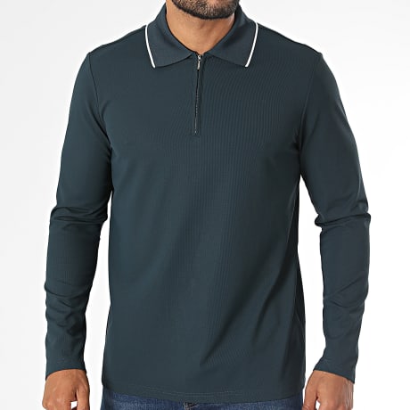 Frilivin - Polo Lange Mouwen 678 Marineblauw