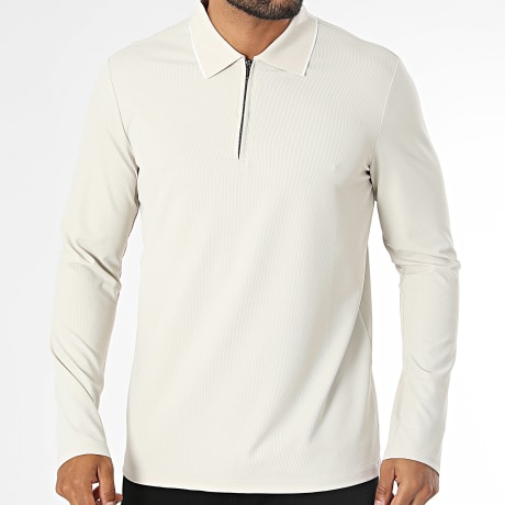 Frilivin - Polo Lange Mouwen 678 Lichtbeige