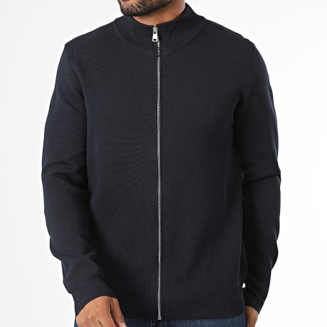 Frilivin - Sweat Zippé 208 Bleu Marine