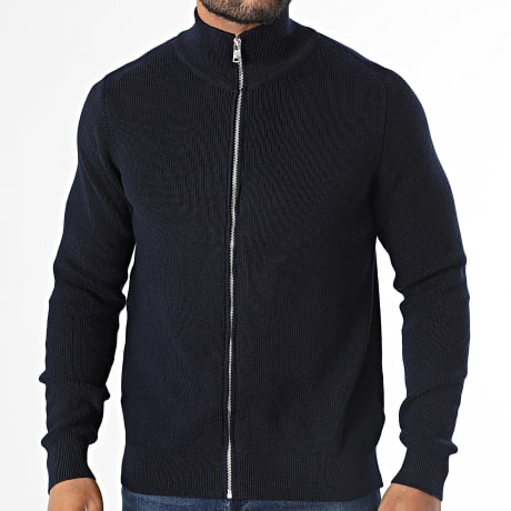 Frilivin - Cardigan Met Rits 913 Donkerblauw