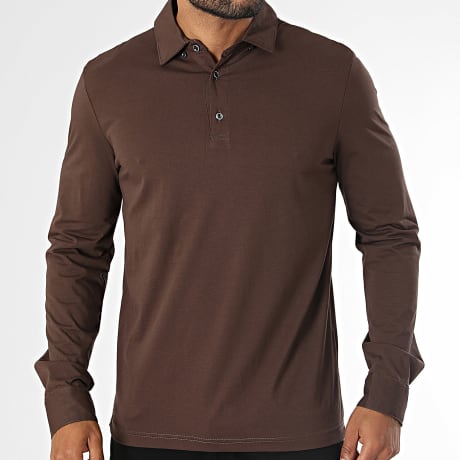 Frilivin - Polo Lange Mouwen 408 Bruin