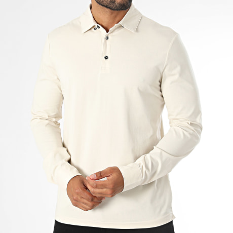 Frilivin - Polo Lange Mouwen 408 Lichtbeige