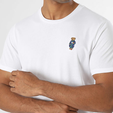 Polo Ralph Lauren - Tee Shirt Polo Bear Blanc