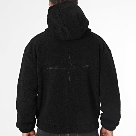PXP - Fleece Jacket With Hood Zipped 2635000 Black