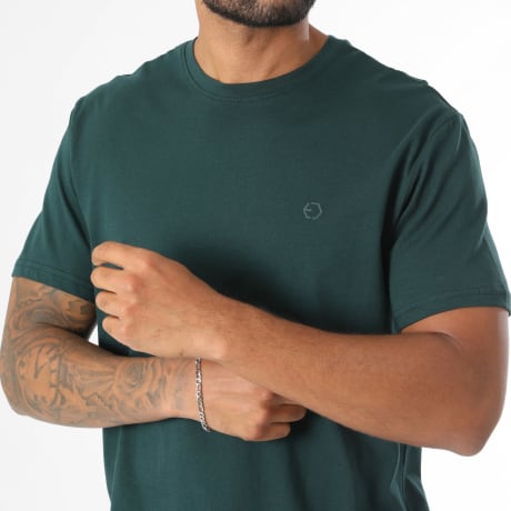 Tiffosi - T-Shirt Barton 1 10048304 Verde Bottiglia