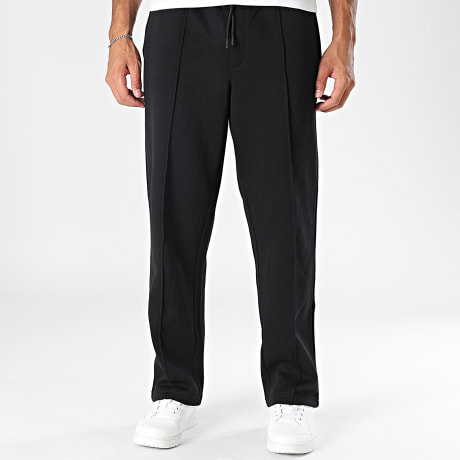 Jack And Jones - Calça de fato de treino Loose Fit Karl Bradley Preto