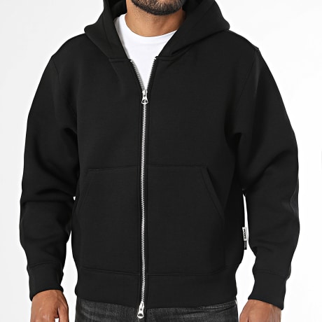 Jack And Jones - Sweat Capuche Zippée Legacy Noir