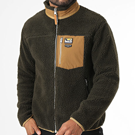 Superdry - Veste Polaire Zippée Mountain M2014575A Marron Camel
