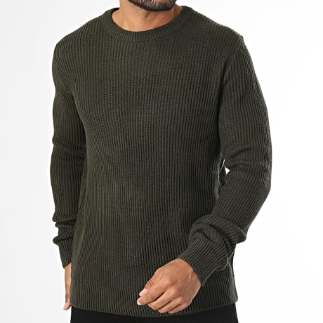 Jack And Jones - Trui Pannel Kaki Groen