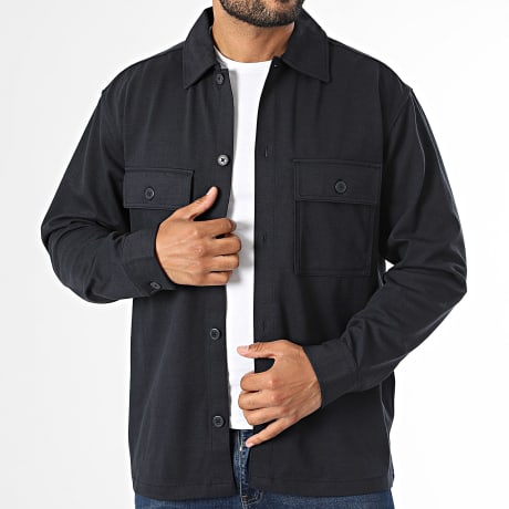 Jack And Jones - Surchemise William Bleu Marine