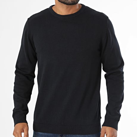 Jack And Jones - Trui Basic Knit Marineblauw