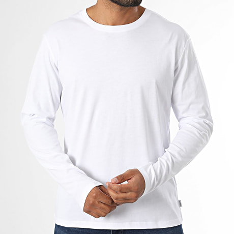 Jack And Jones - T-Shirt met lange mouwen Organic Basic Wit