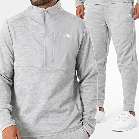 The North Face - Ensemble De Survêtement Perf Fleece A8CVR A8CW0 Gris Chiné