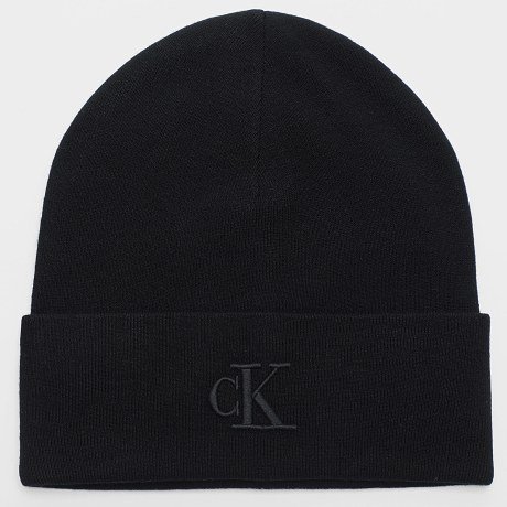 Calvin Klein - Gorro Fine Rib 8020 Preto