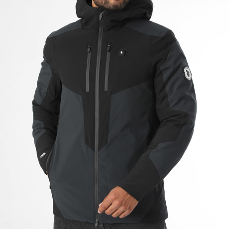 Comme Des Loups - Parka Capuche Chauffante Chamonix 2 Gris Anthracite Noir
