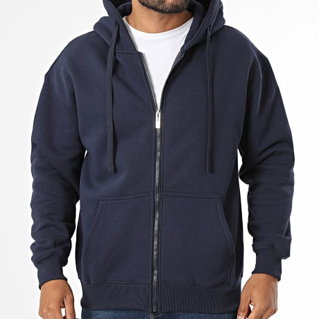 MTX - Sweat Capuche Zippé 010 Bleu Marine