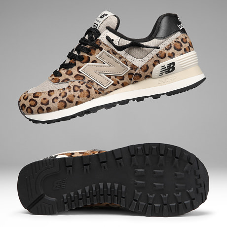 New Balance - Sneakers Dames 574 W574PN Stoneware Linnen Zwart