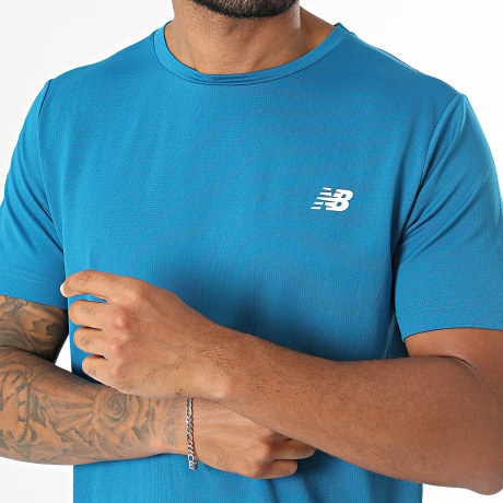 New Balance - Tee Shirt MT62C74I Bleu