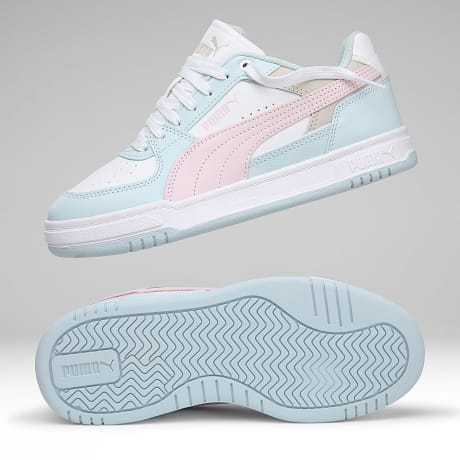 Puma - Baskets Femme Puma Caven III Block Jr 406889 Aqua Glow Powder Pink White