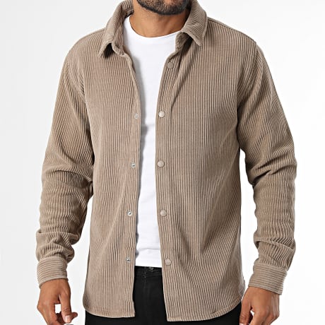 Deeluxe - Surchemise Texturée Roacher 4380 Marron Clair