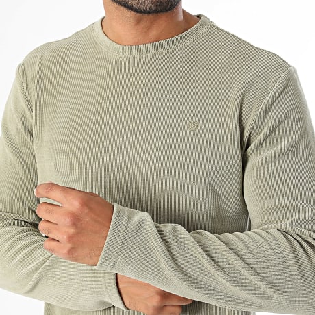 Deeluxe - T-Shirt de mangas compridas Drakar 1077 Verde