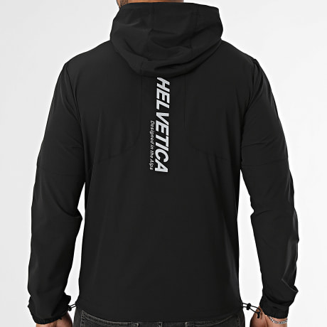 Helvetica - Jass Clusaz 04 Capuchon Zipped Zwart