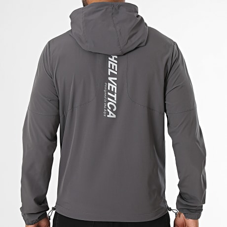 Helvetica - Jass Clusaz 04 Capuchon Zipped Grijs Antraciet