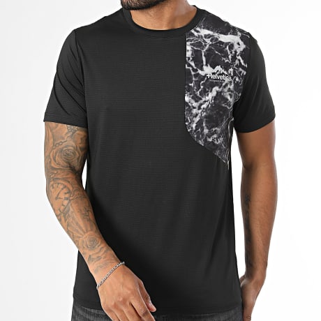 Helvetica - T-Shirt Valberg 12 Zwart